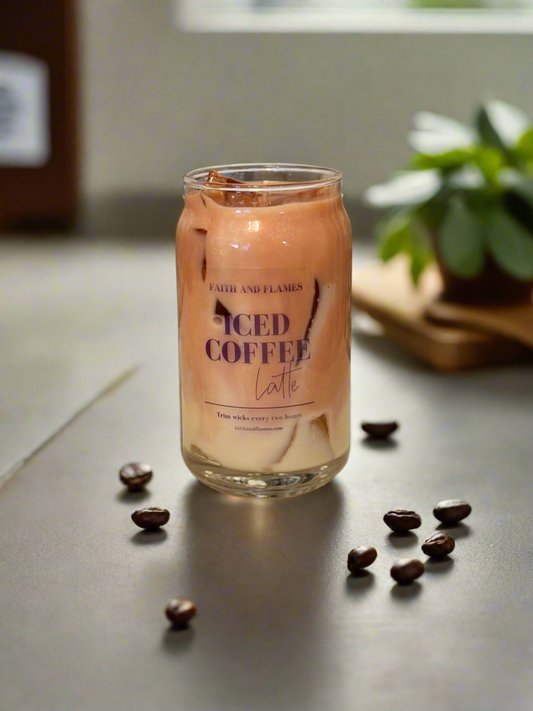 Iced Coffee Latte Candle