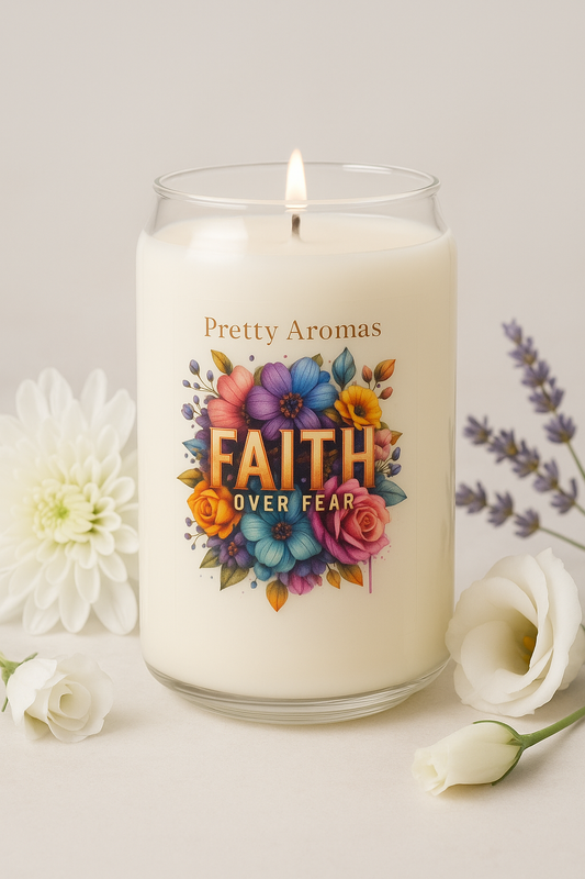 Faith Over Fear Candle